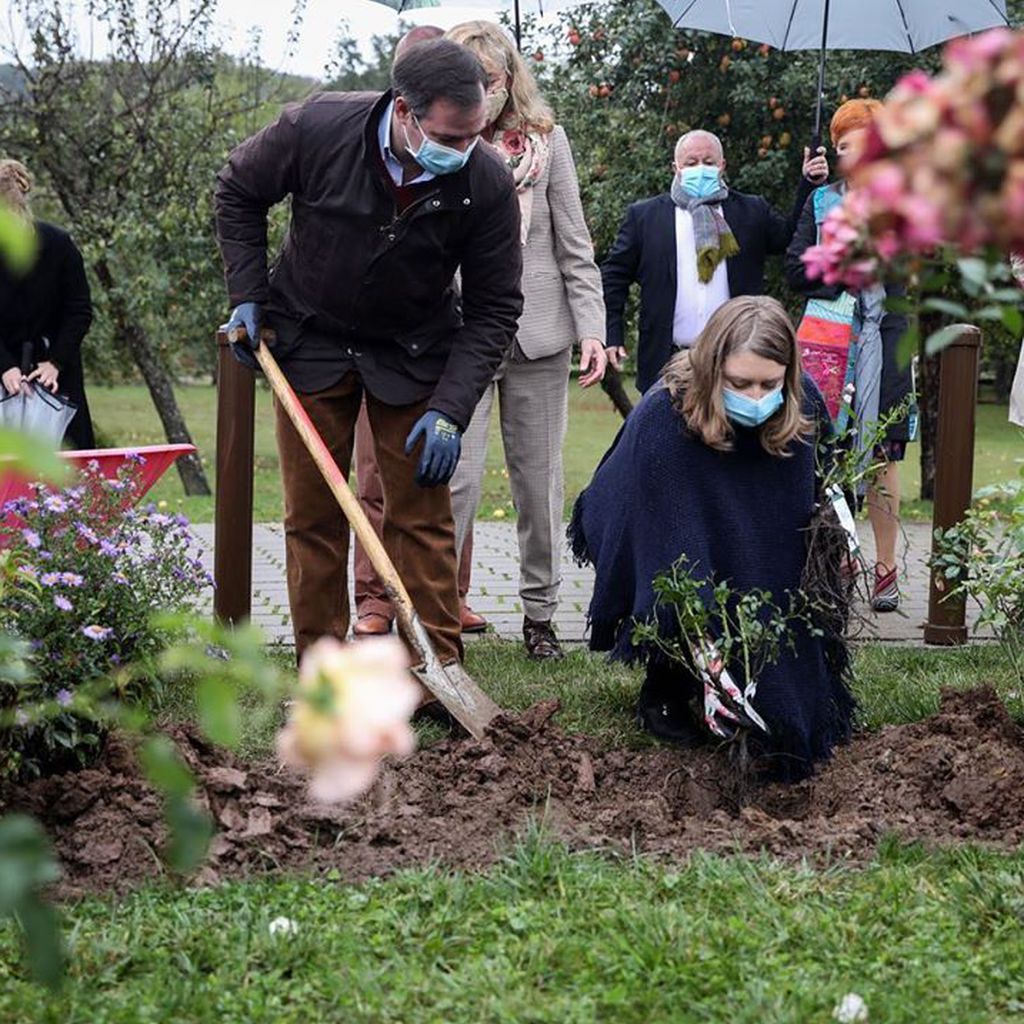 Guillaume und Stéphanie von Luxemburg im Oktober 2020