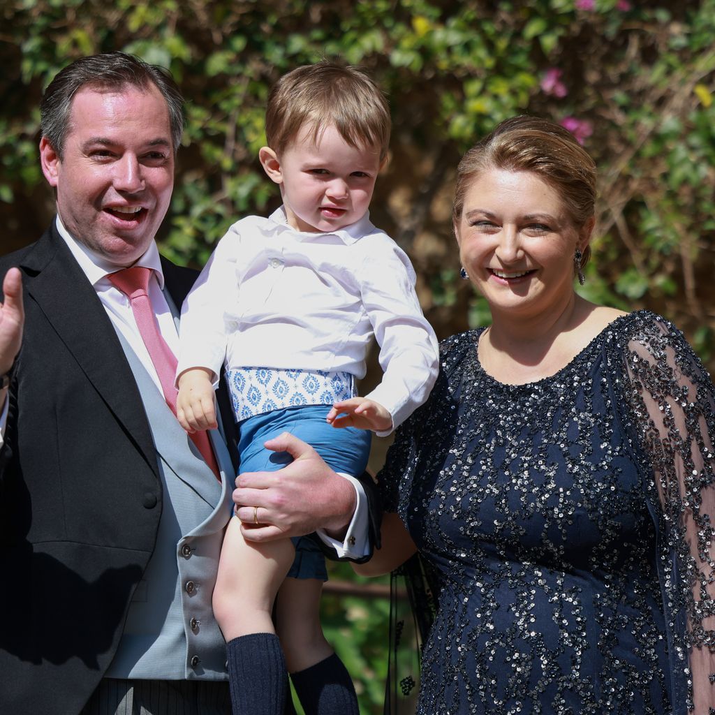 Guillaume von Luxemburg, Prinz Charles von Luxemburg und Prinzessin Stephanie von Luxemburg, 2023