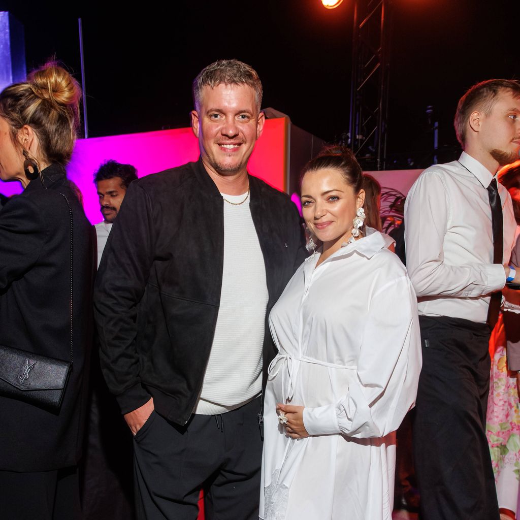 Gustav Masurek und Anne Menden bei der Bertelsmann Party 2025