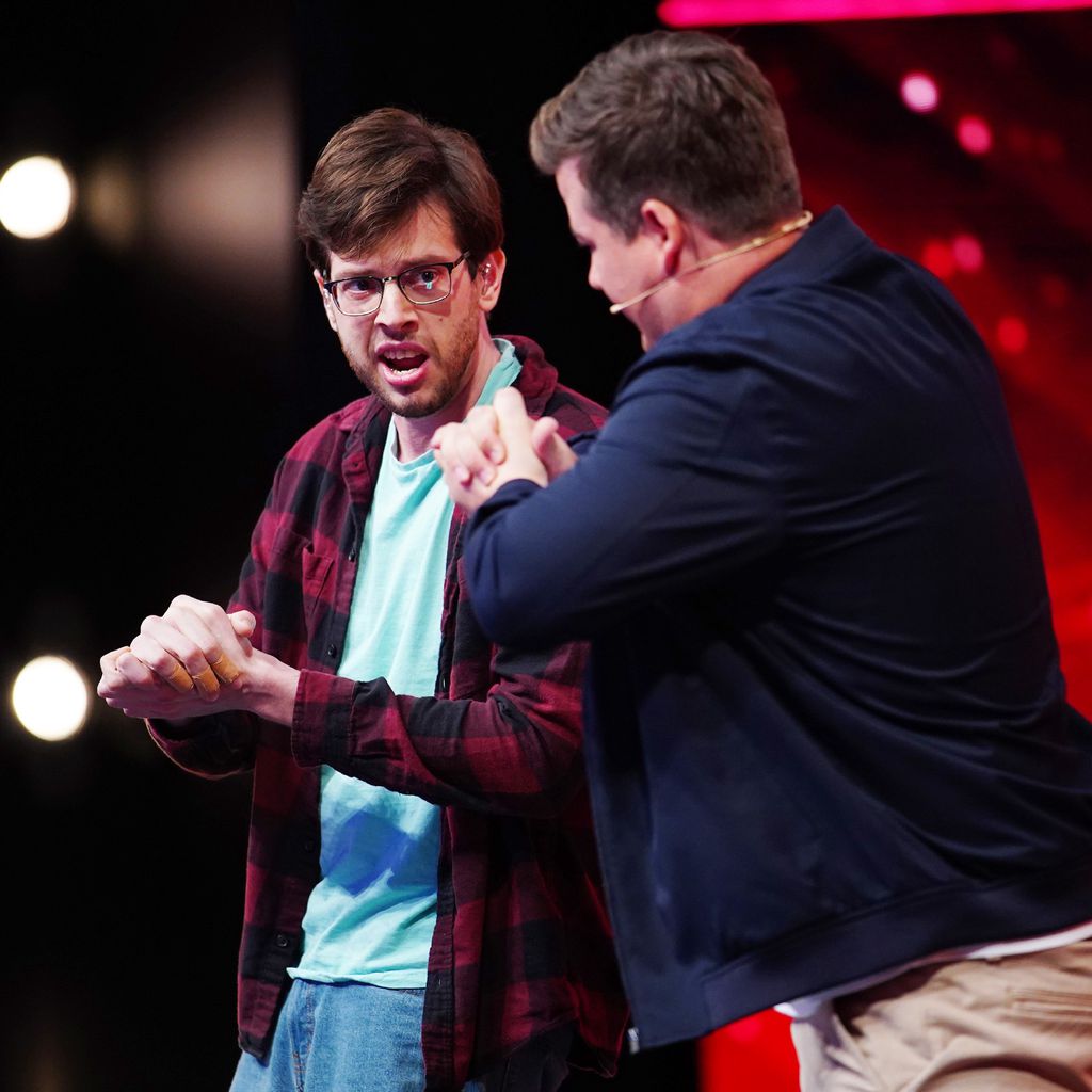 Guy First mit Chris Tall bei "Das Supertalent"