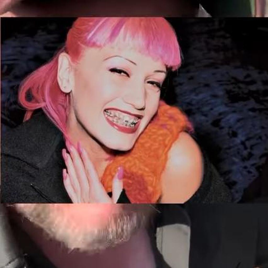 Gwen Stefani mit pinken Haaren