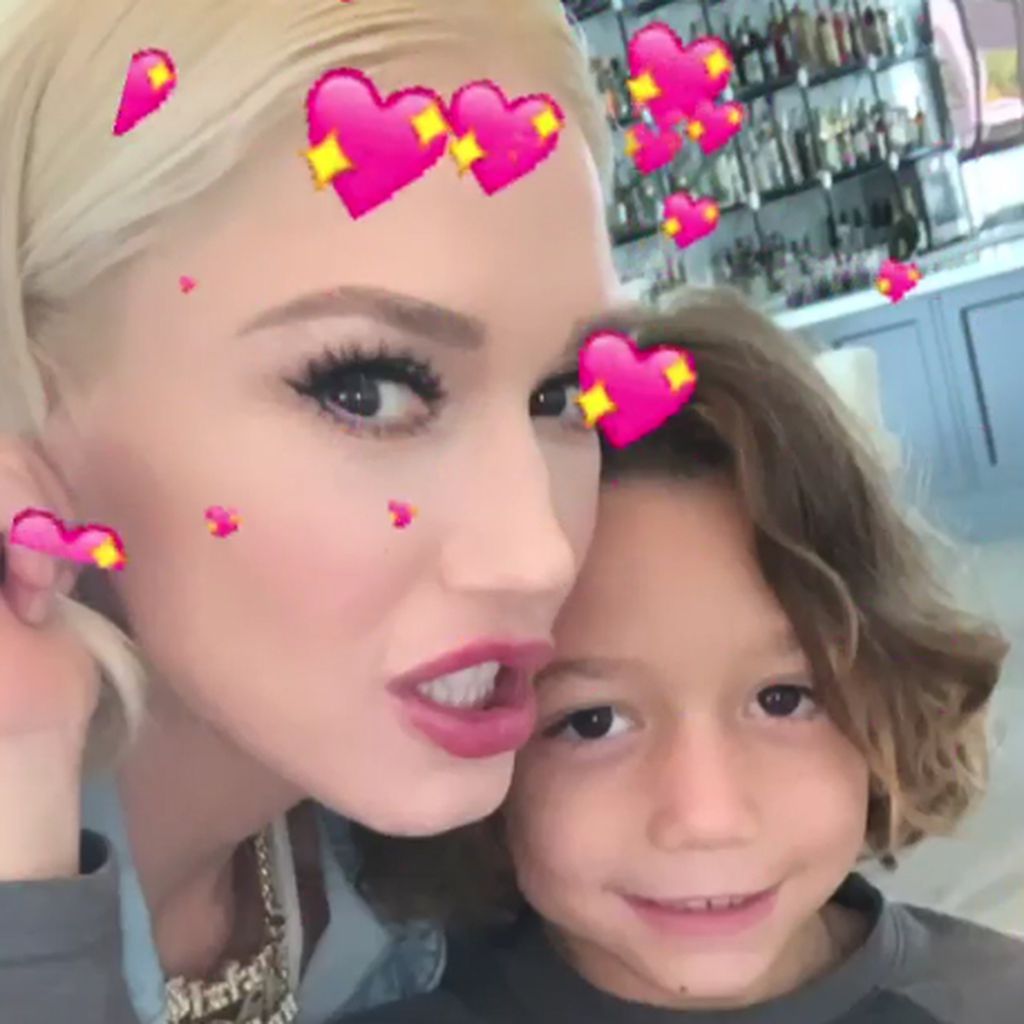 Gwen Stefani mit ihrem Sohn Apollo