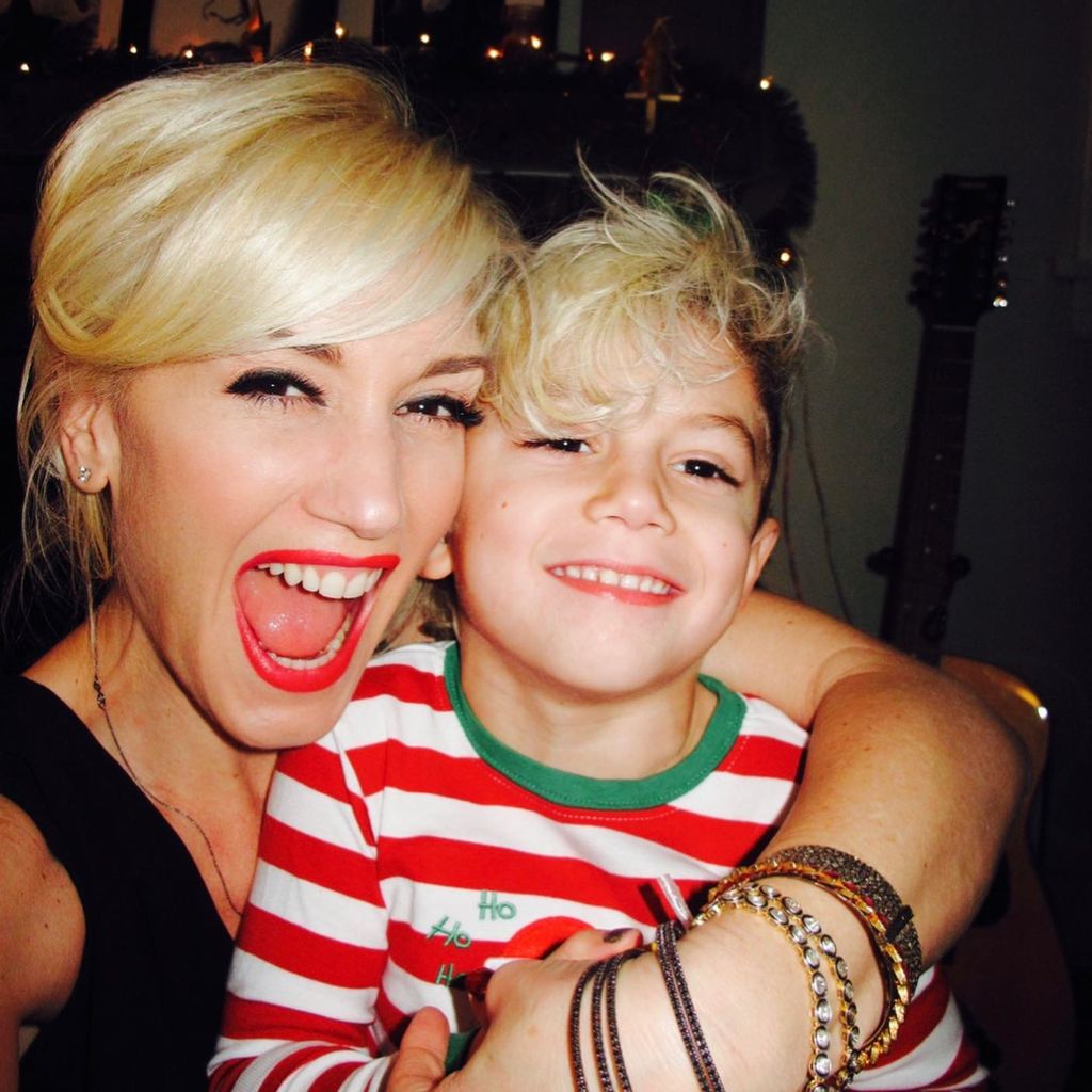 Gwen Stefani mit ihrem Sohn Kingston