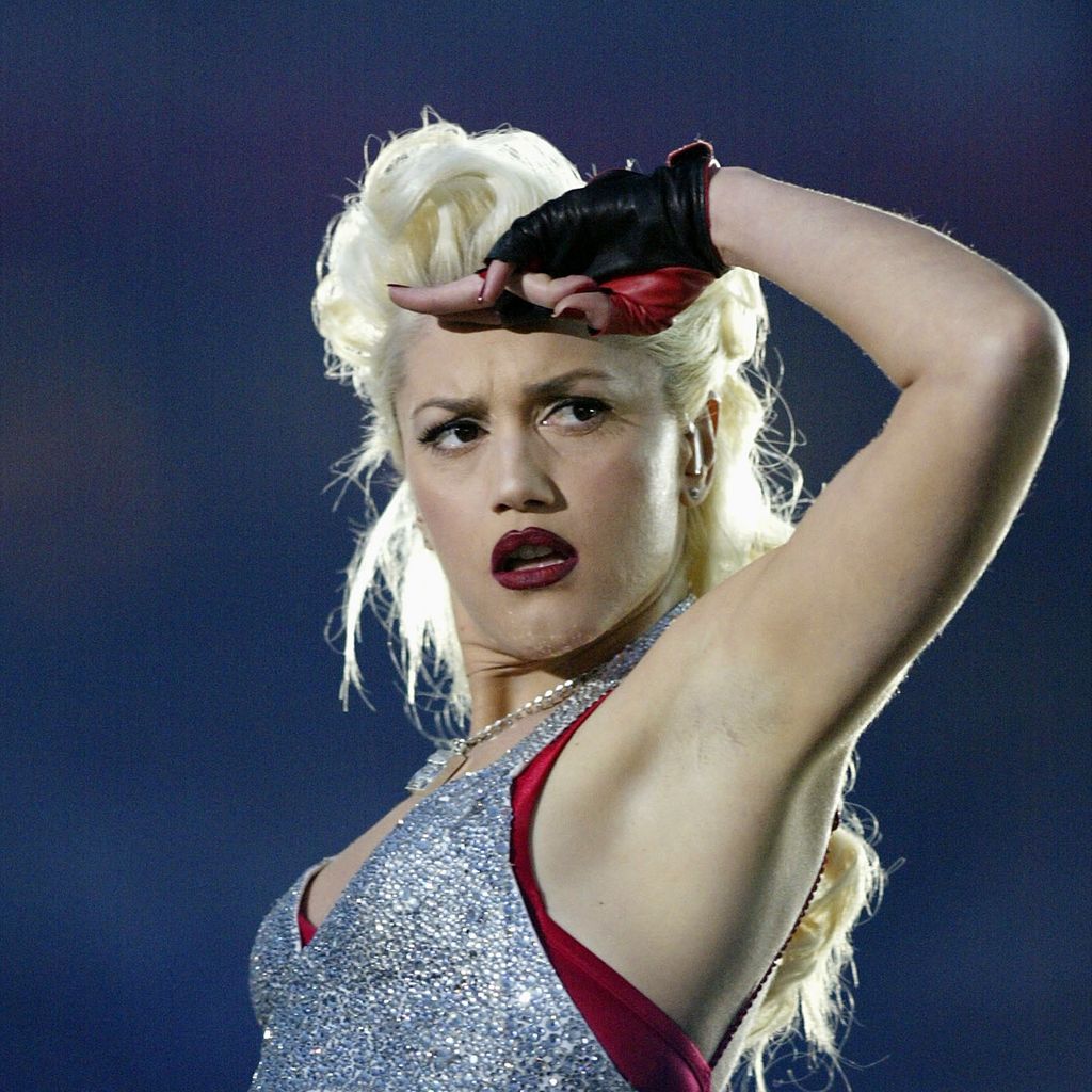 Gwen Stefani während der Super-Bowl-Halbzeit-Show im Jahr 2003