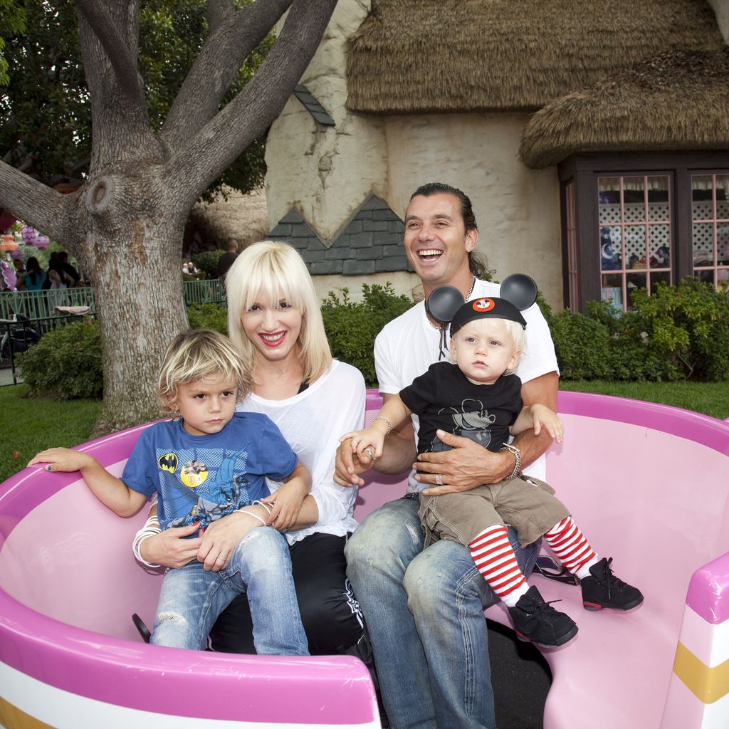 Gwen Stefani und Gavin Rossdale mit ihren Kids Kingston und Zuma, Juli 2010