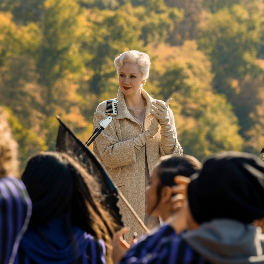 Gwendoline Christie in "Wednesday"