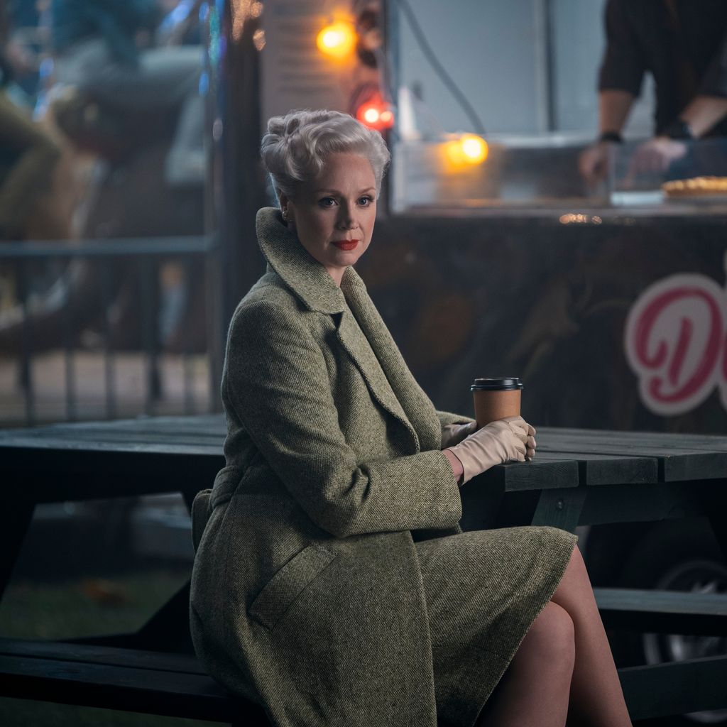 Gwendoline Christie in "Wednesday"