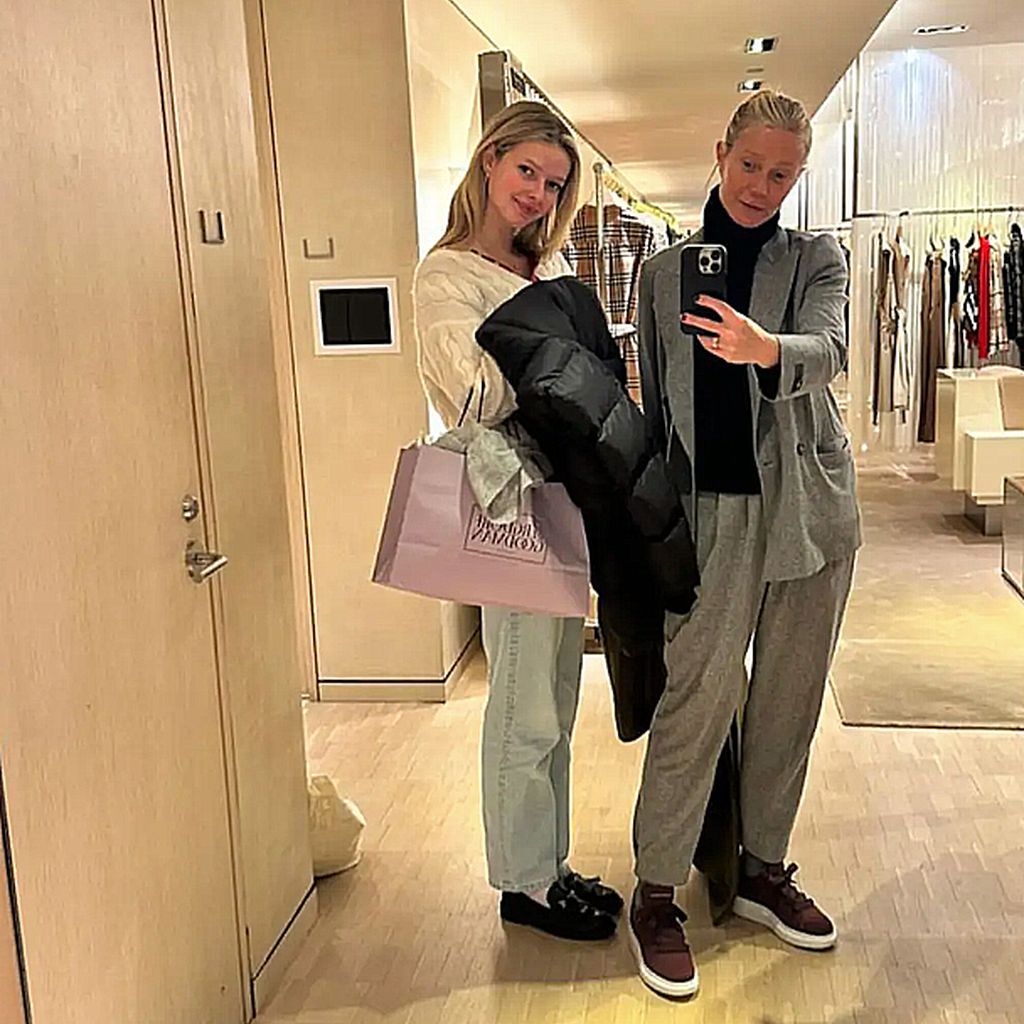 Gwyneth Paltrow mit ihrer Tochter Apple im November 2022