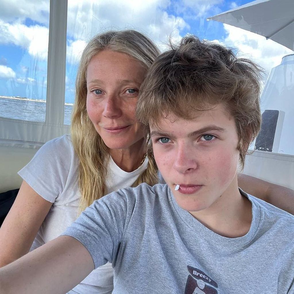 Gwyneth Paltrow mit ihrem Sohn Moses Martin