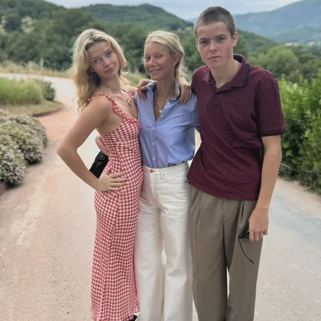 Gwyneth Paltrow mit ihren Kindern Apple Martin und Moses Martin