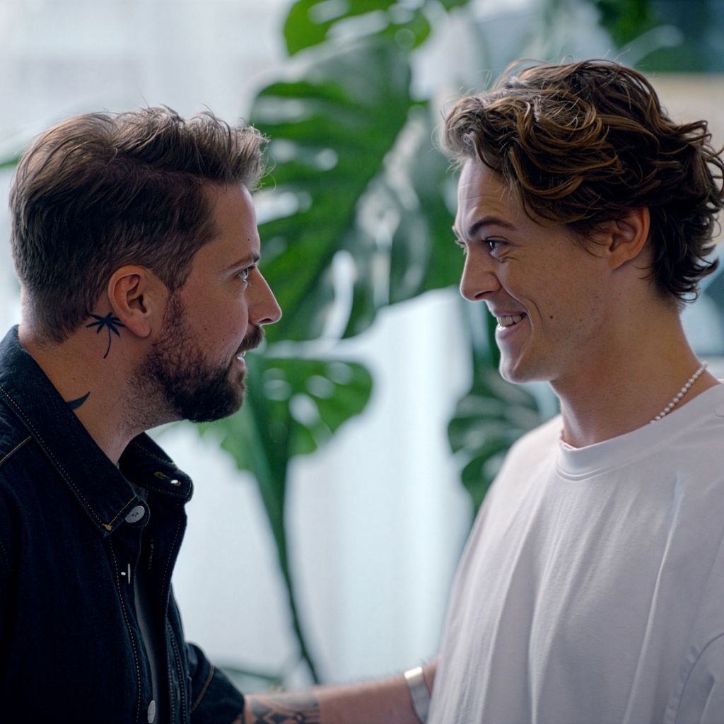 Felix von Jascheroff mit Julian Krenn bei GZSZ, Foto: RTL