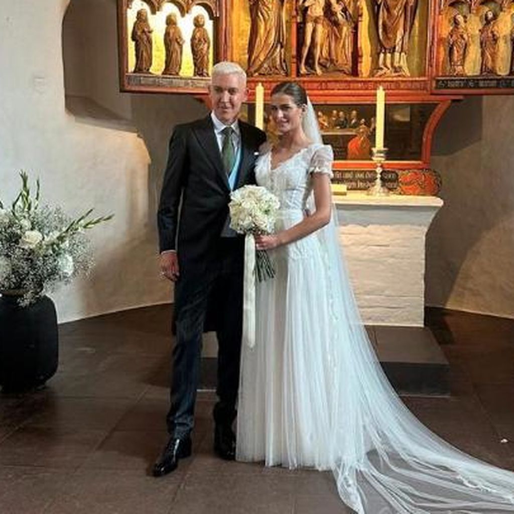 H.P. Baxxter und Sara bei ihrer Hochzeit im Juni 2024