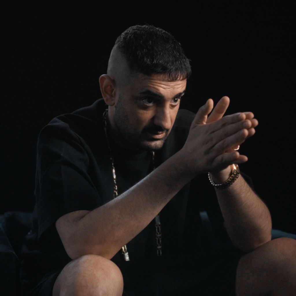 Rapper Haftbefehl in seiner Dokumentation "Babo – Die Haftbefehl-Story".