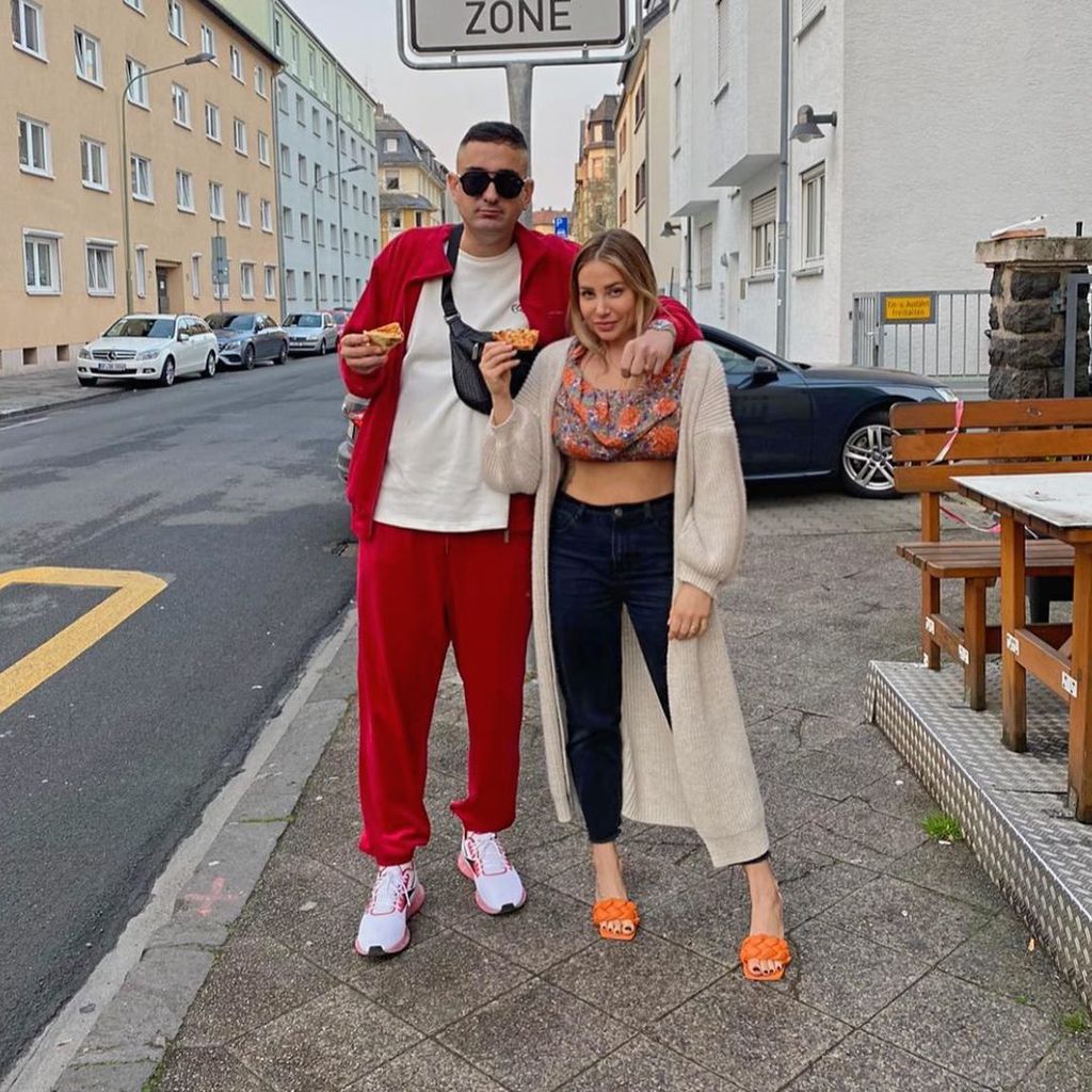 Haftbefehl und Nina Anhan, April 2021
