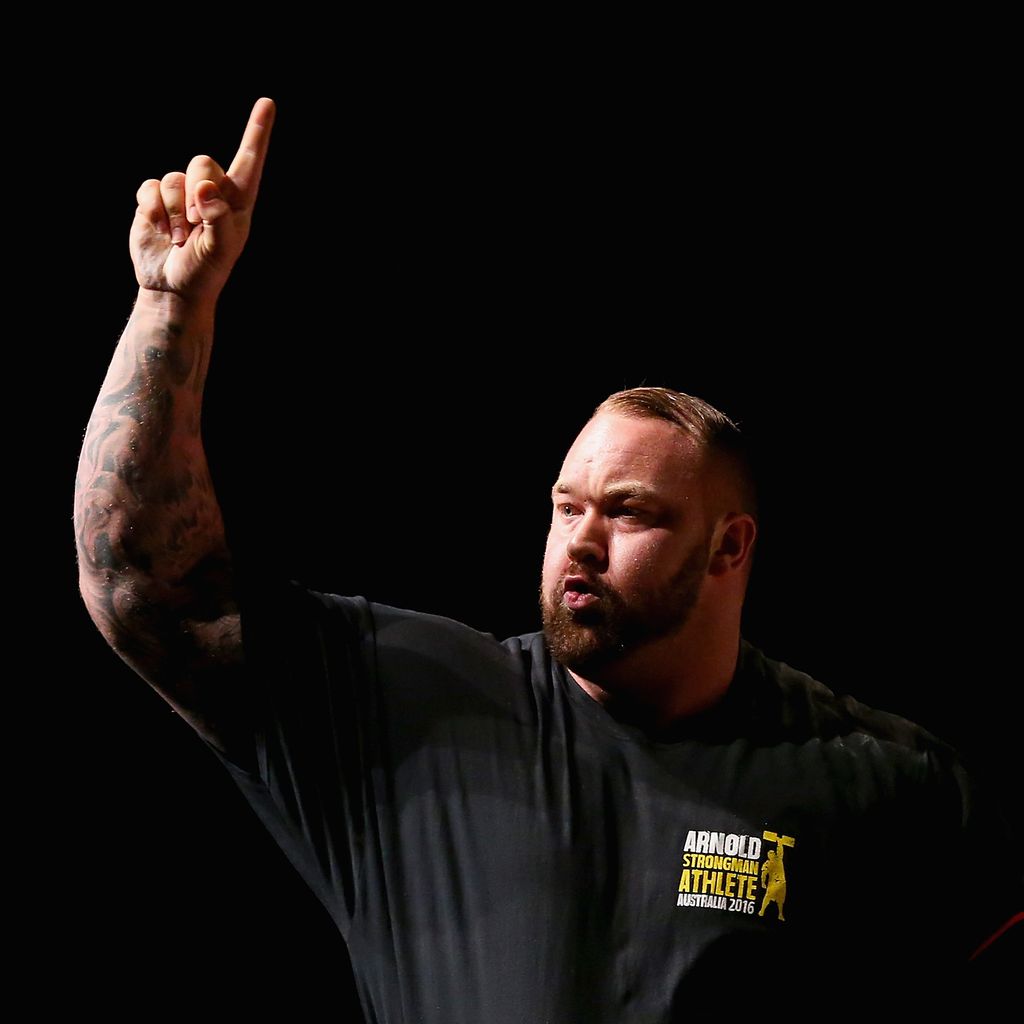 Hafthor Julius Björnsson bei einem Fitness-Wettbewerb in Melbourne
