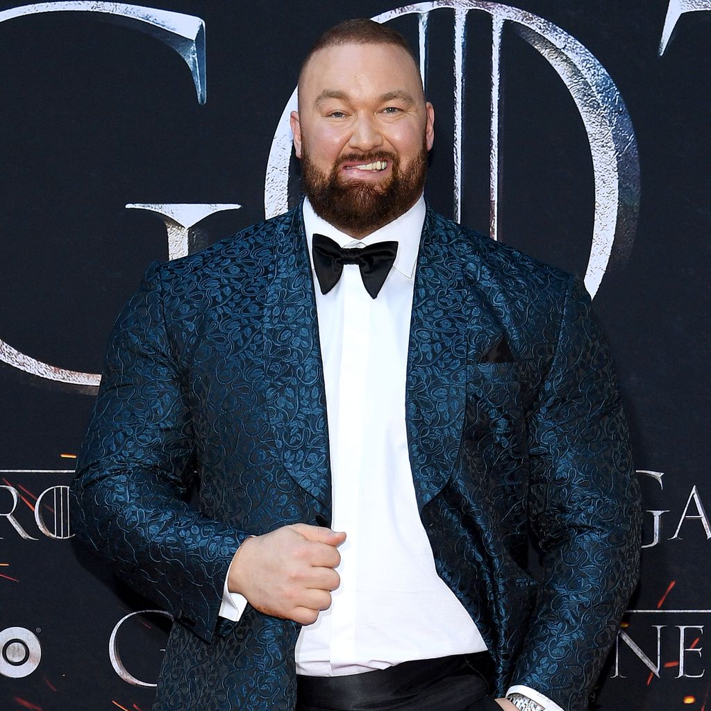 Hafthor Julius Björnsson bei der Premiere der finalen "Game of Thrones"-Staffel in New York