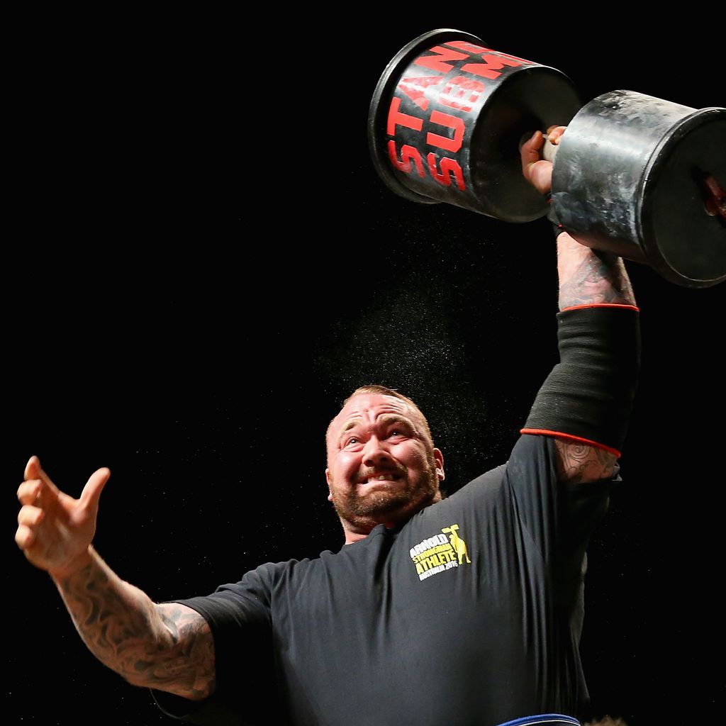 Hafthor Julius Björnsson beim "Arnold Classic Professional Strongman"-Wettbewerb 2016