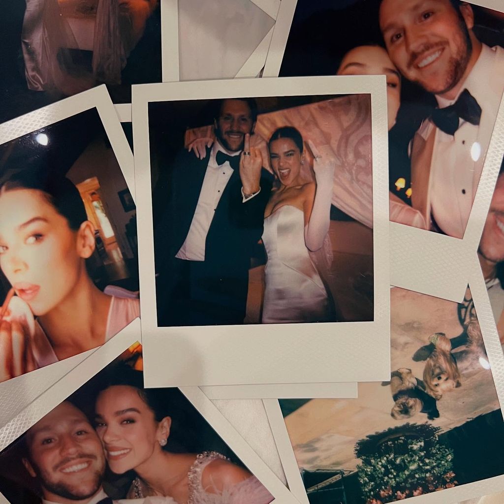 Hailee Steinfeld und Josh Allen an ihrem Hochzeitstag