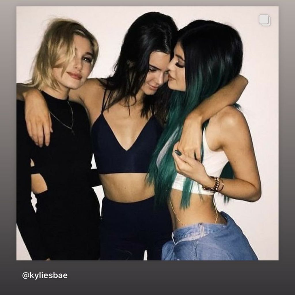 Hailey Bieber, Kendall Jenner und Kylie Jenner