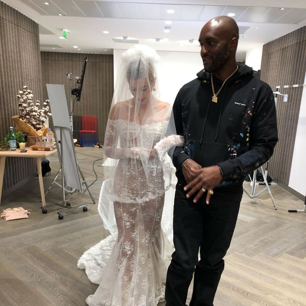 Hailey Bieber und Virgil Abloh