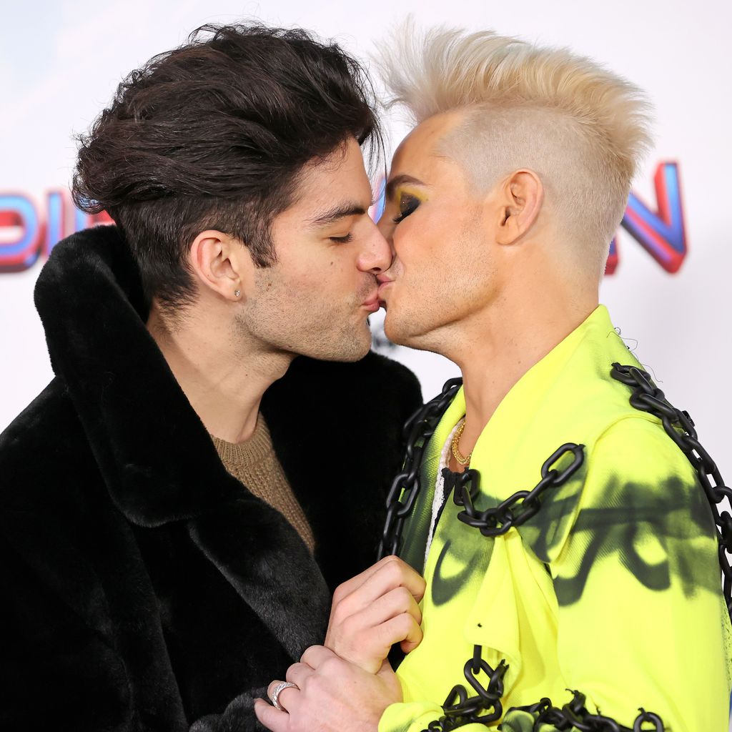 Hale Leon und Frankie Grande bei der Premiere von "Spider-Man: No Way Home"