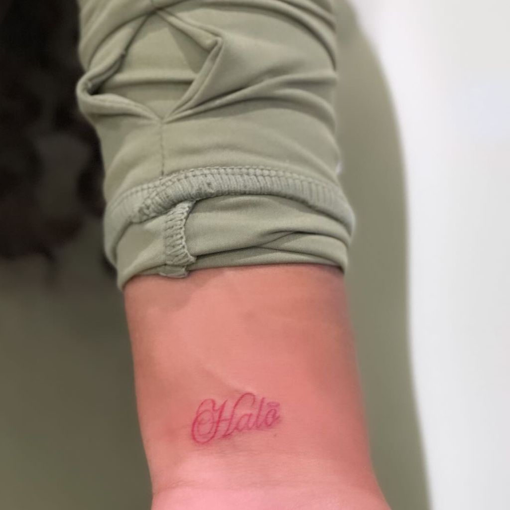 Tattoo von Halle Bailey