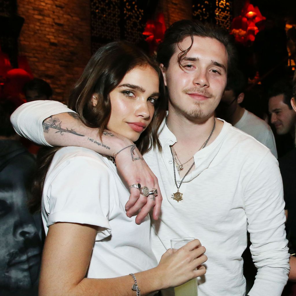 Hana Cross und Brooklyn Beckham im April 2019
