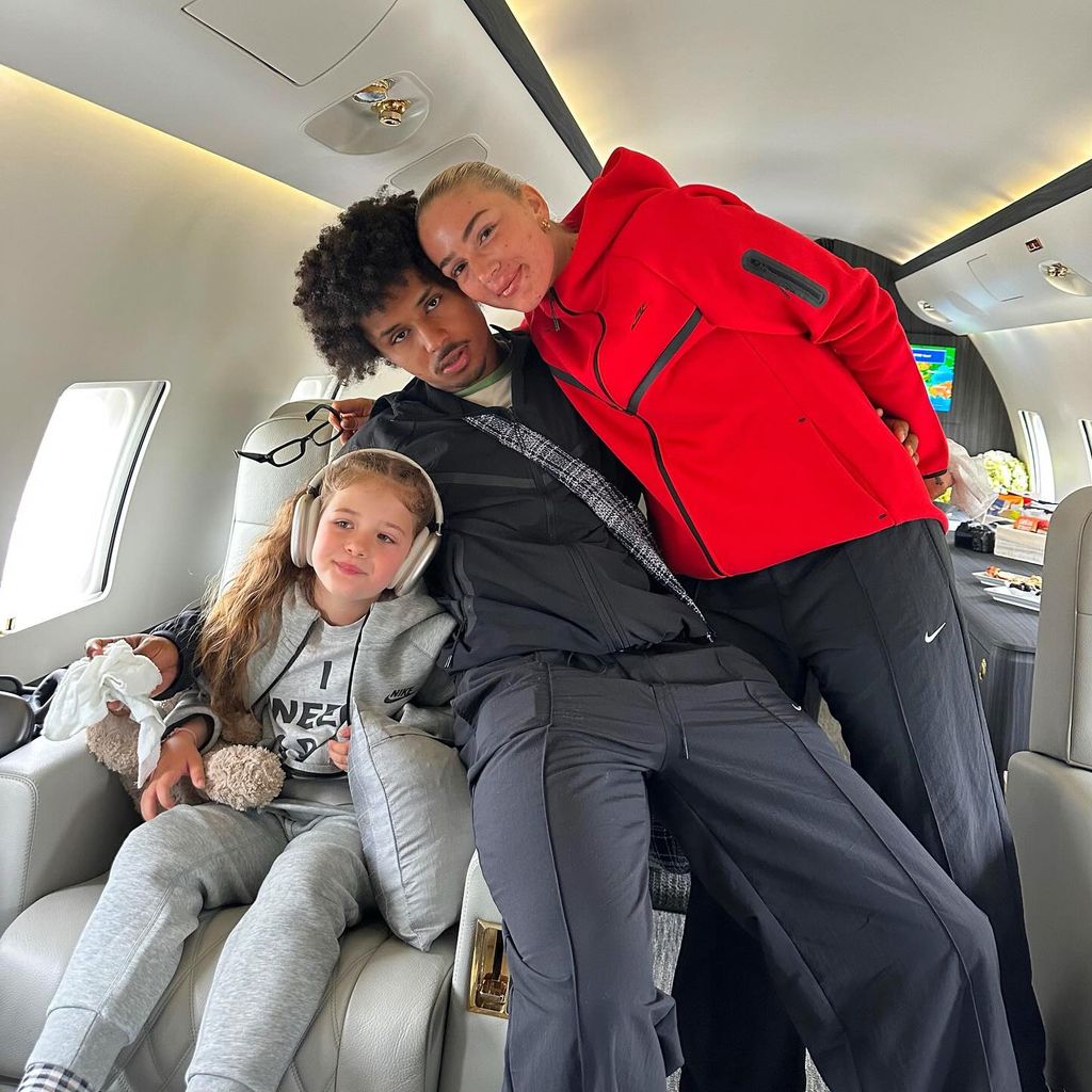Hana, Karim Adeyemi und Loredana im Juni 2025
