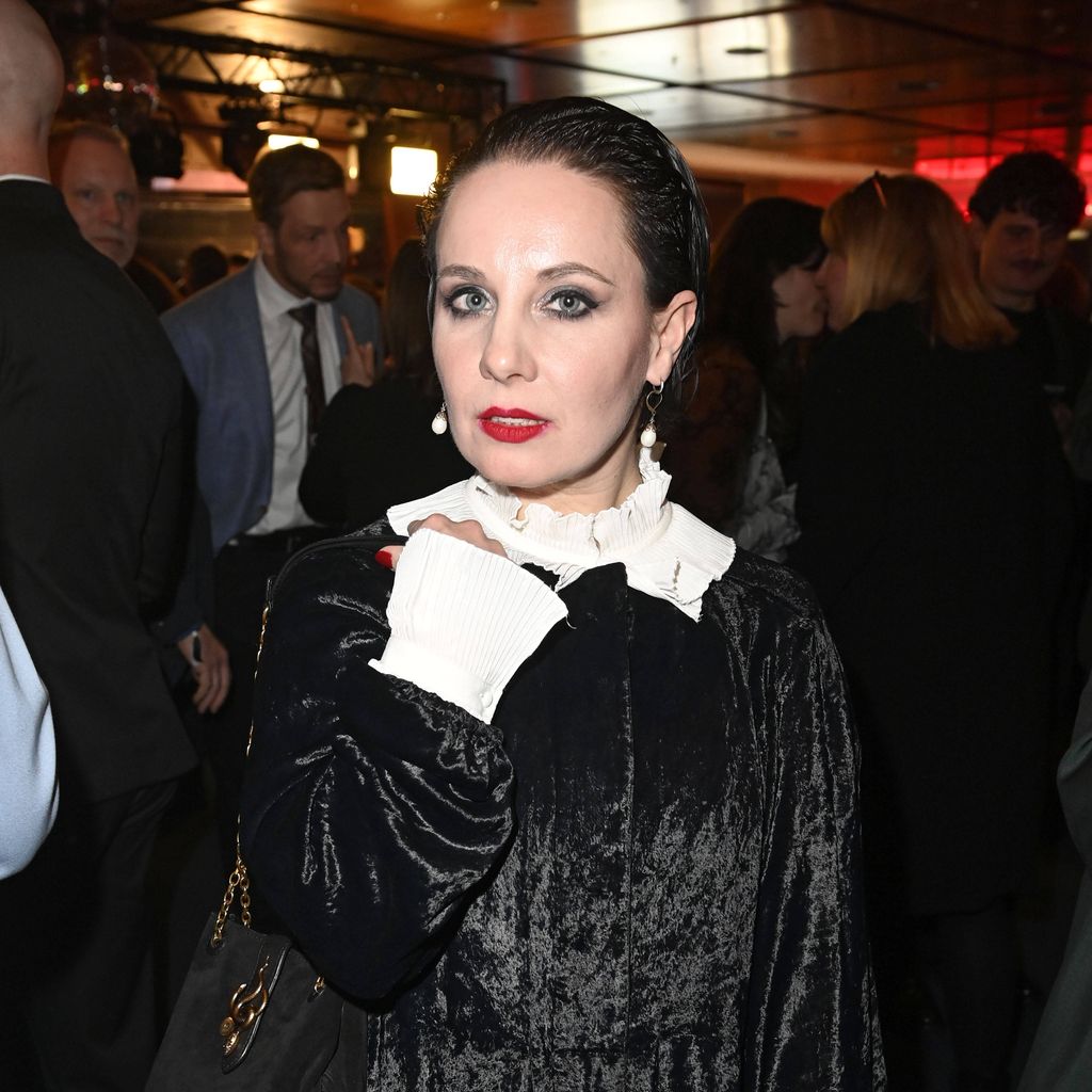 Autorin Hanna Lakomy im Theater am Potsdamer Platz, Berlin, April 2025