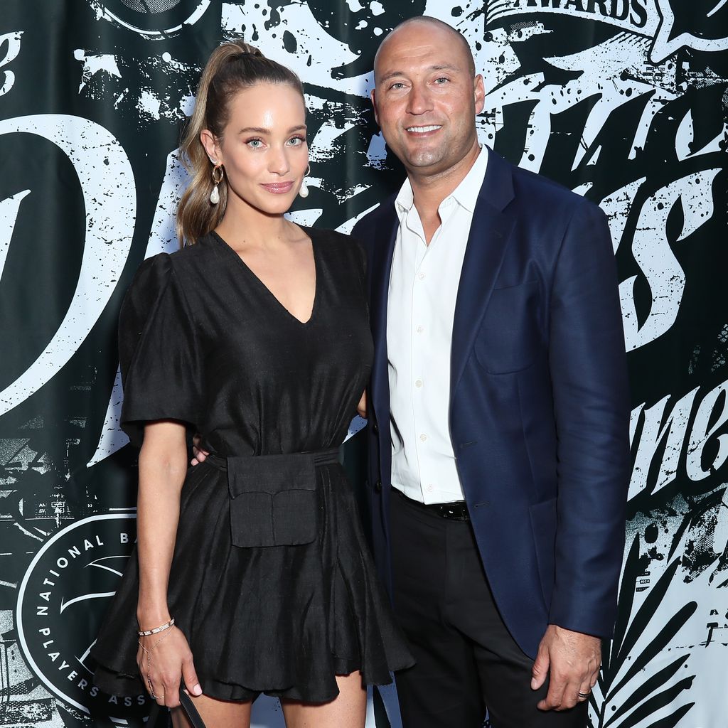 Hannah Davis mit ihrem Mann Derek Jeter