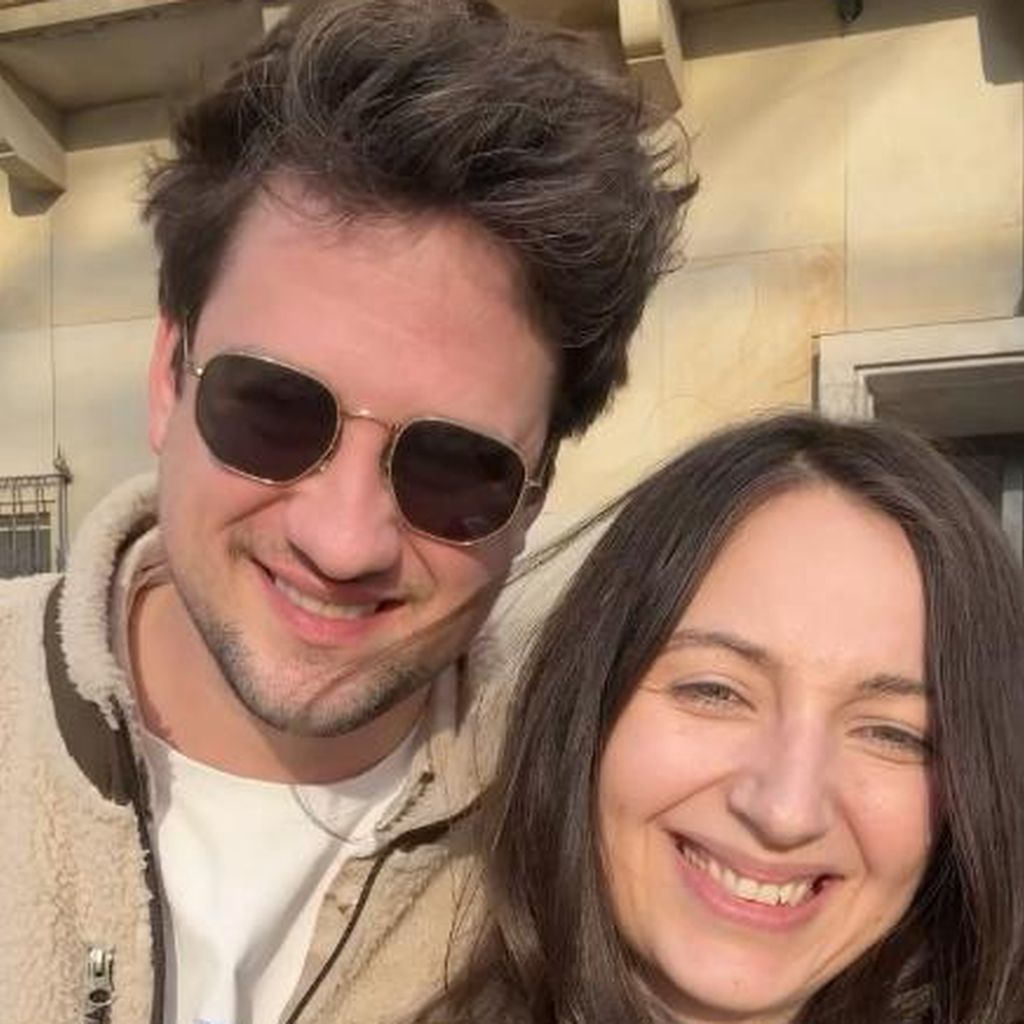 Hannah Kerschbaumer und ihr Ehemann Chris, März 2025