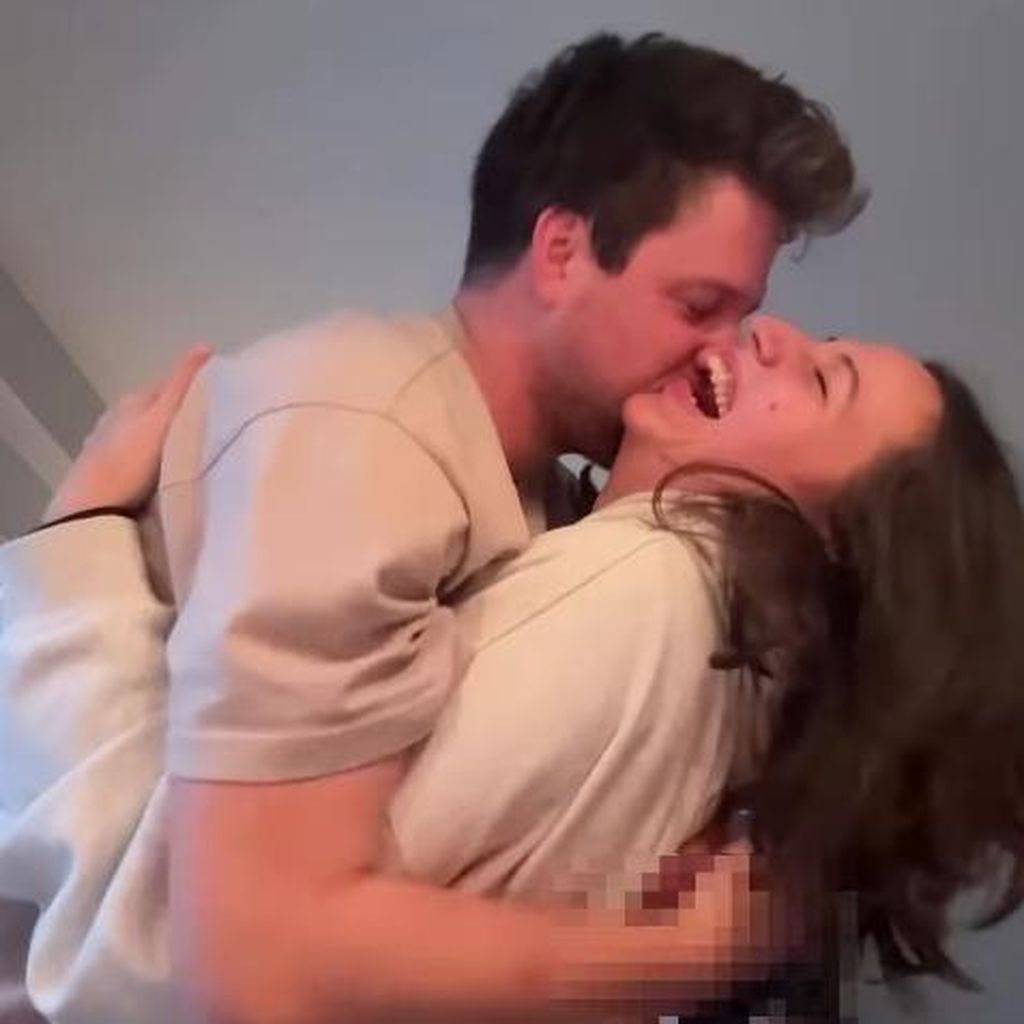 Hannah Kerschbaumer und ihr Ehemann Chris im Februar 2025