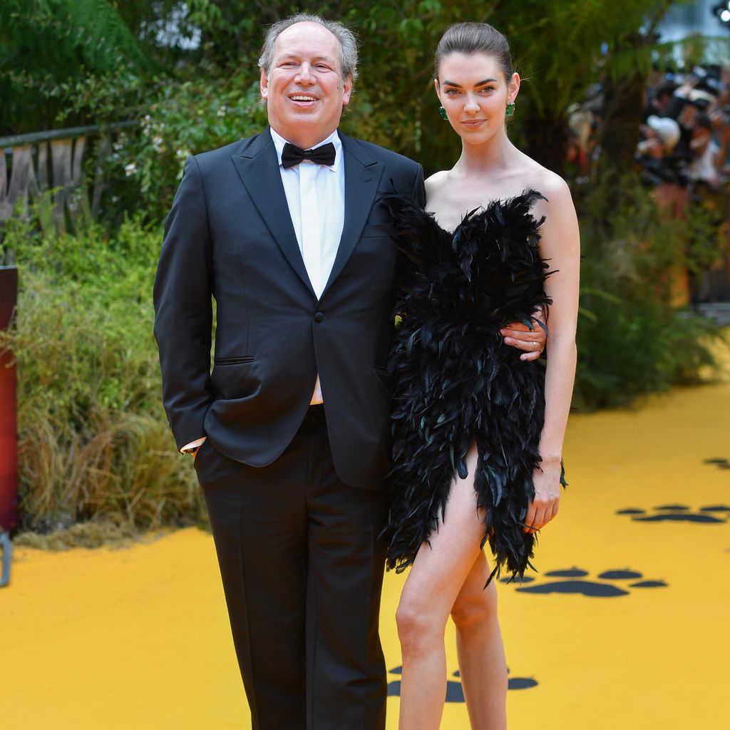 Hans Zimmer und Tochter Zoe bei der Premiere von Disney's "The Lion King" in London 2019