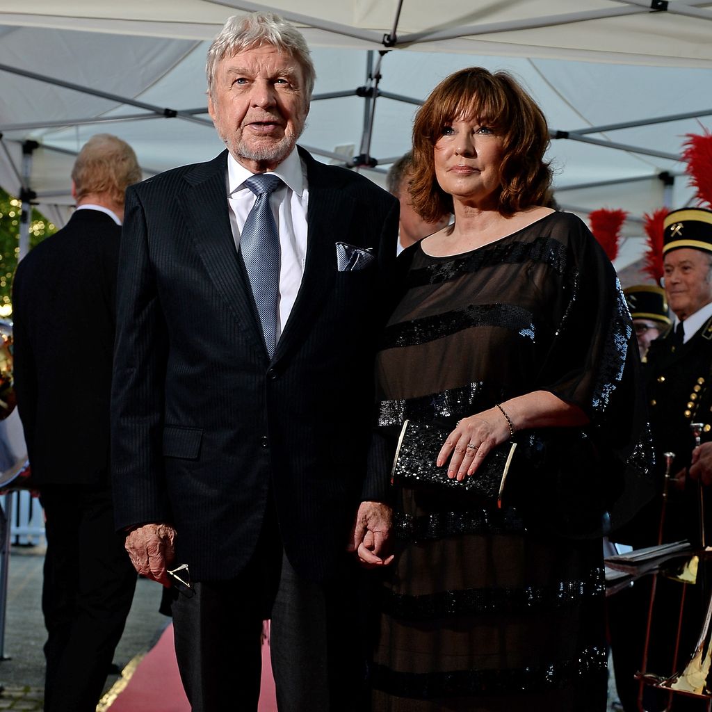 Hardy Krüger mit seiner Ehefrau Anita, September 2015