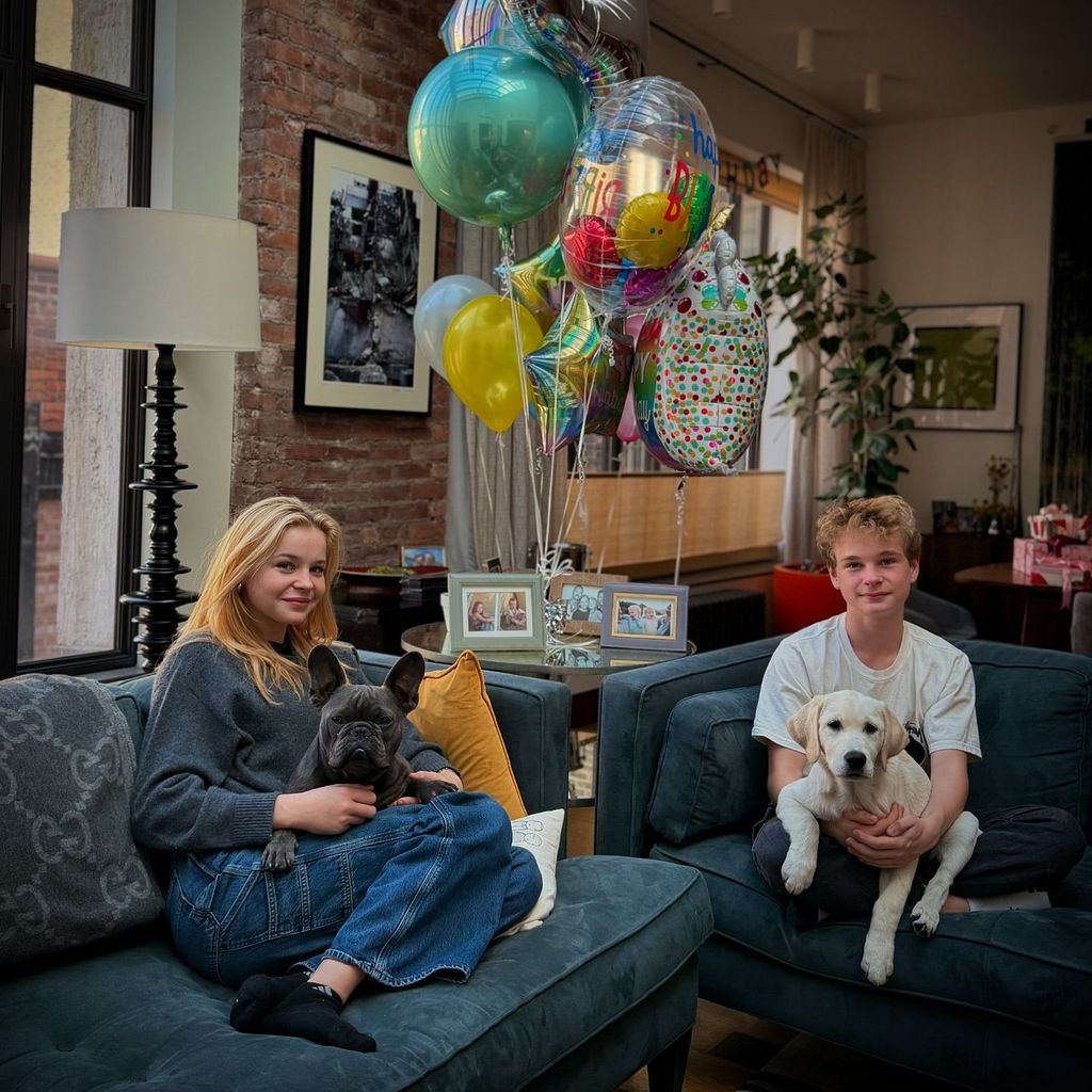 Harper und Gideon Burtka-Harris im Oktober 2024