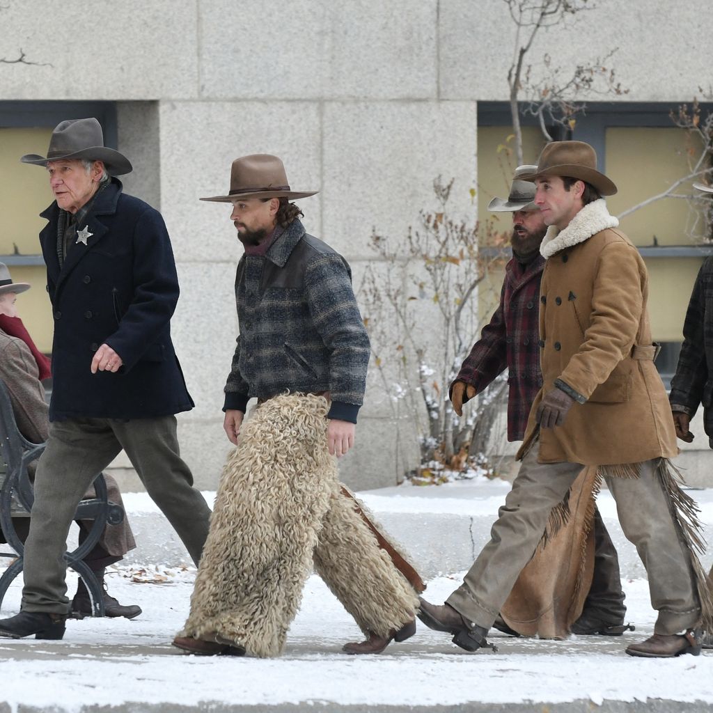 Harrison Ford am Set von "1923" in Montana