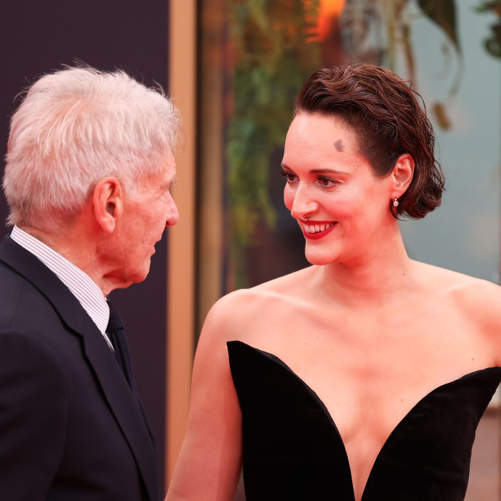 Harrison Ford und Phoebe Waller-Bridge bei der Premiere von "Indiana Jones 5" in Berlin