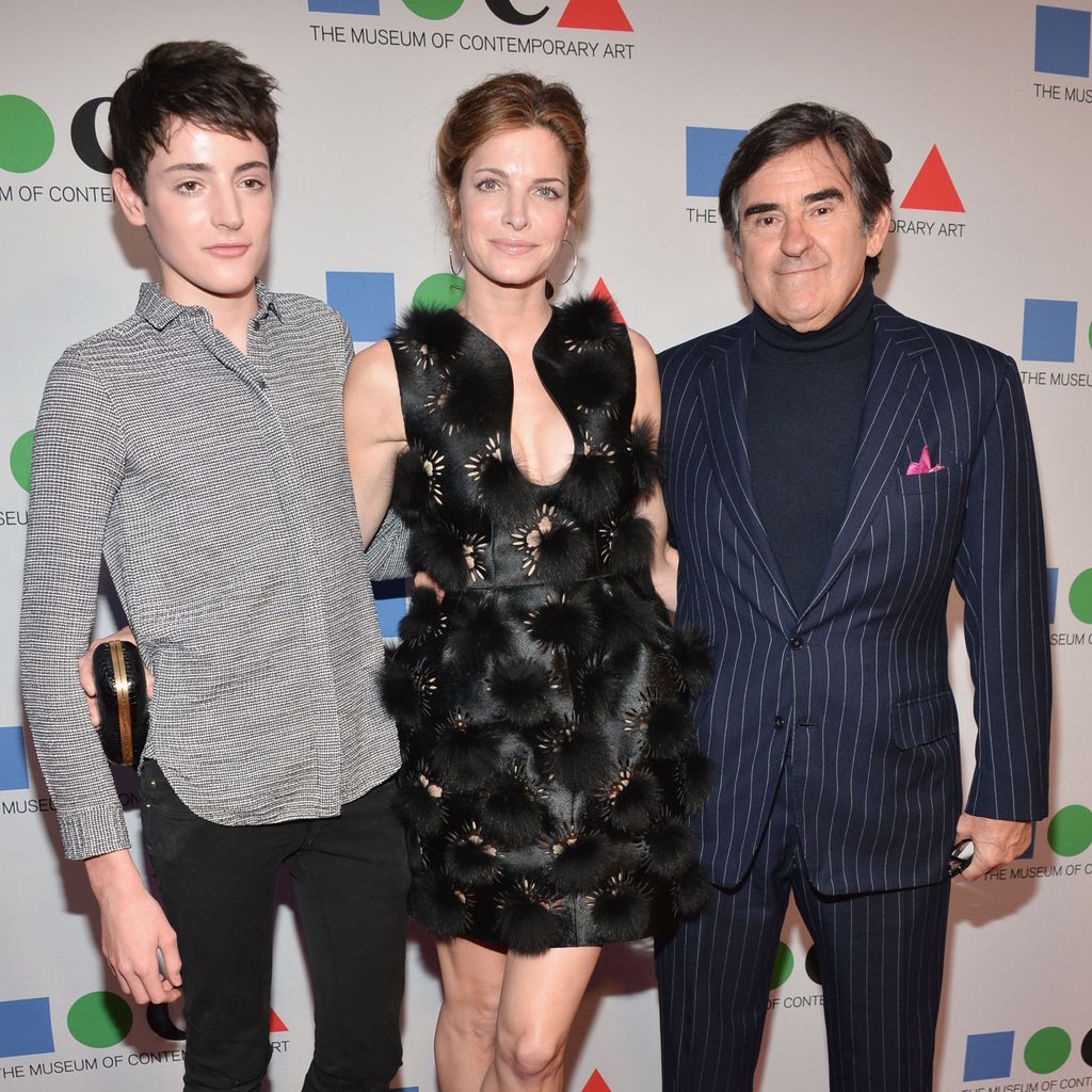 Harry Brant, Stephanie Seymour und Peter Brant auf einer Gala, 2013