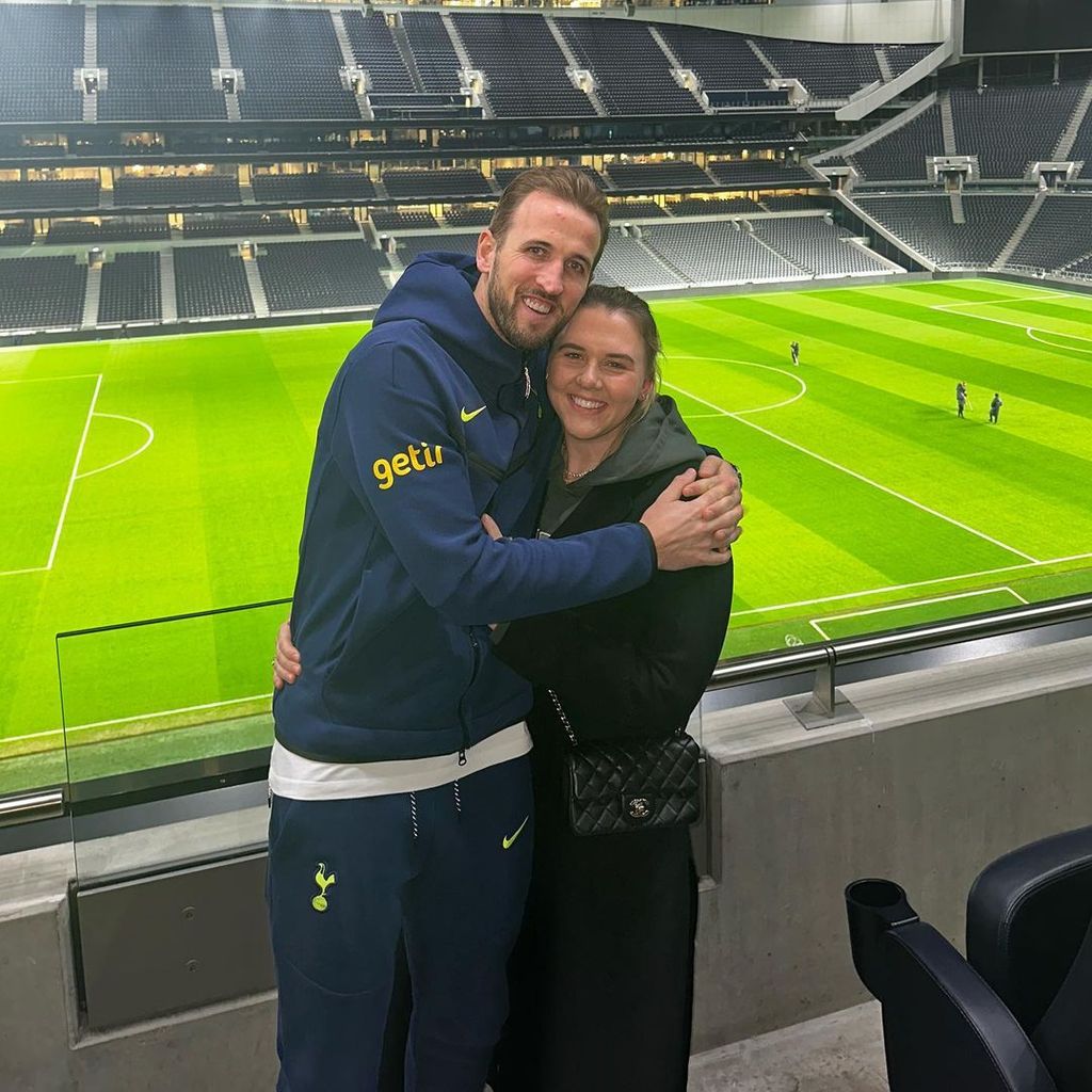 Harry Kane mit seiner Frau Kate, Februar 2023