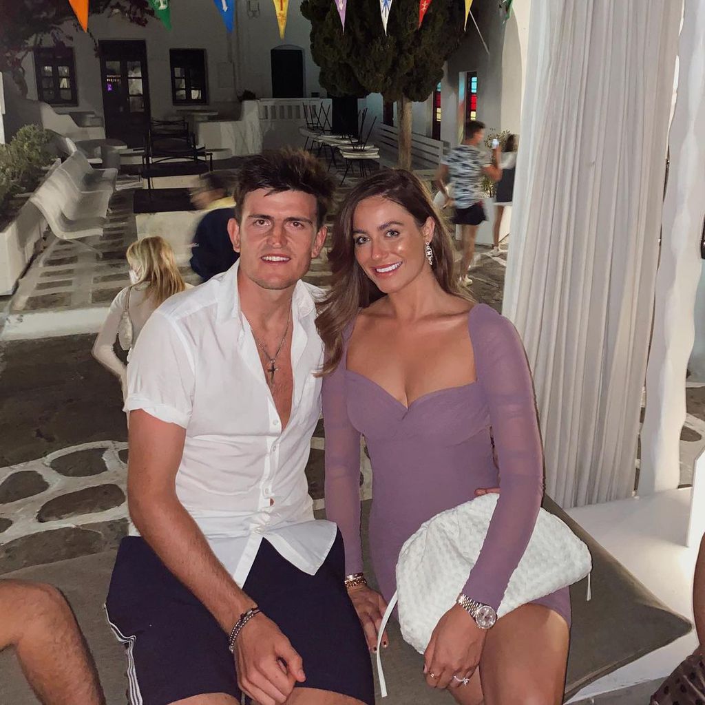 Harry Maguire und seine Frau Fern Hawkins