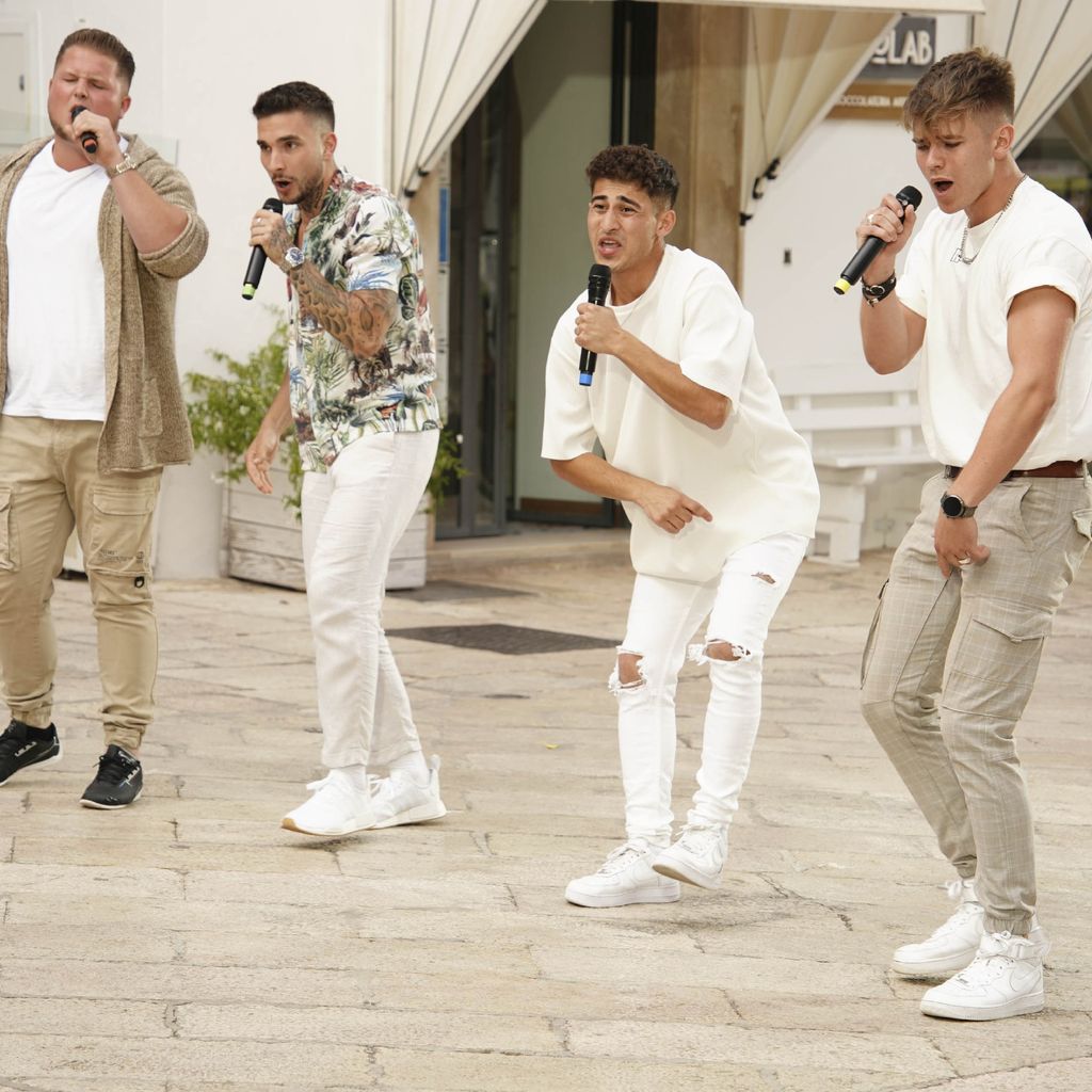 Harry Marcello Laffontien, Tizian Hugo, Abi Faizan und Dominik Simmen