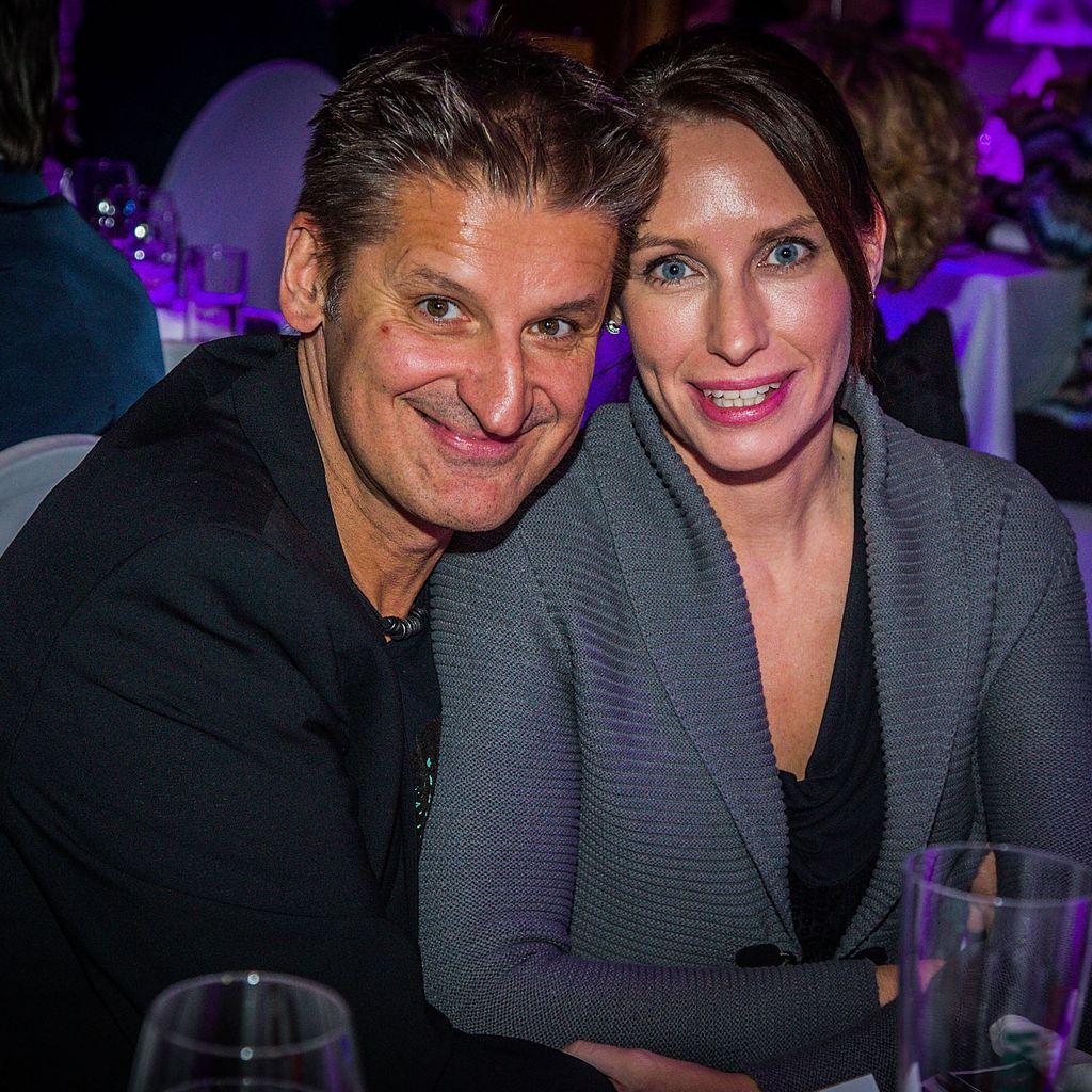 Hartmut Engler und seine Verlobte Katrin im Dezember 2014