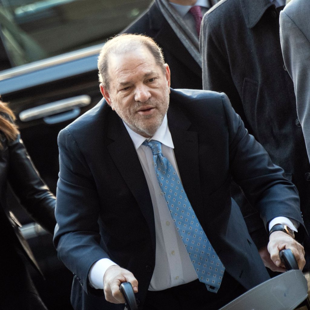 Harvey Weinstein vor dem Gerichtsgebäude in NYC im Februar 2020
