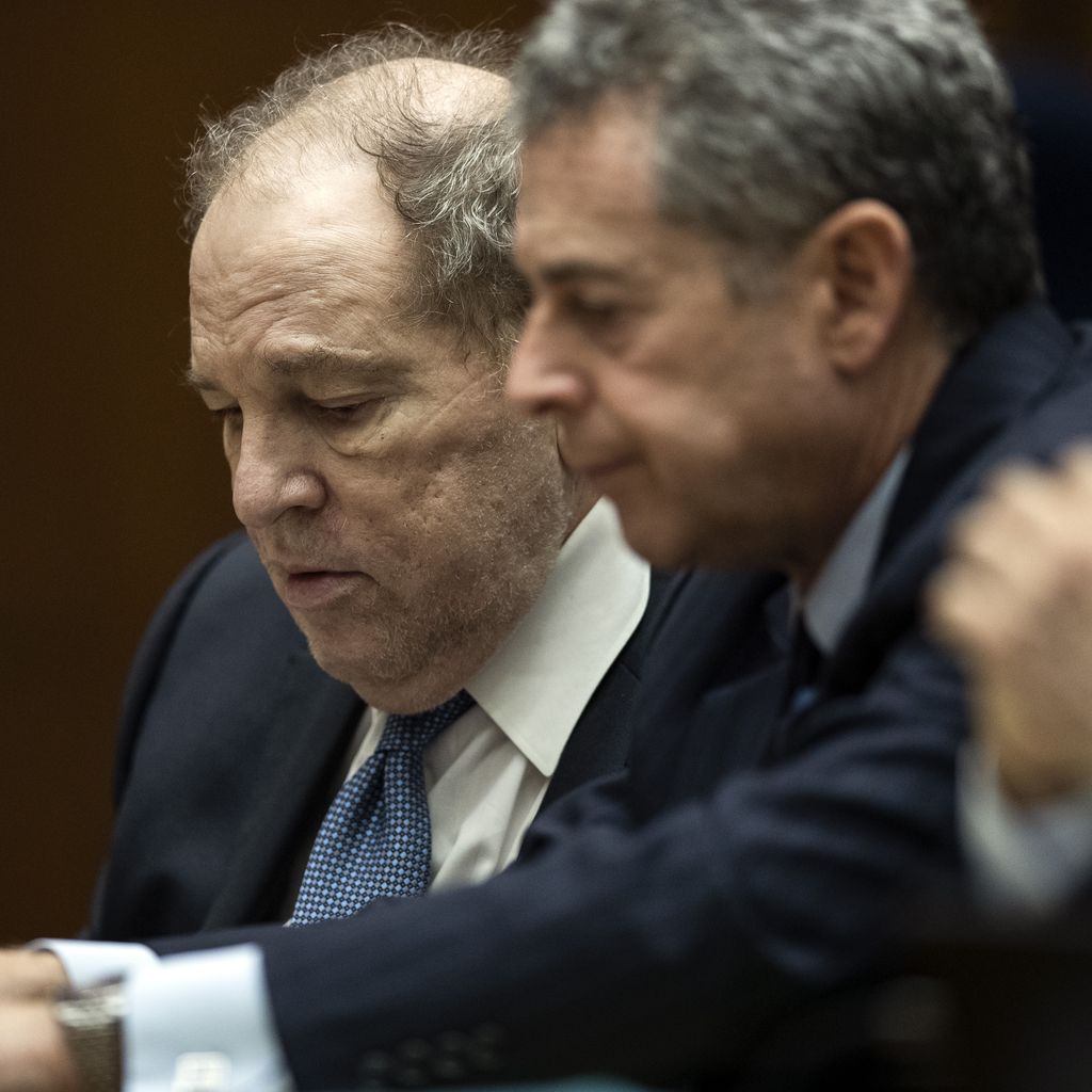 Harvey Weinstein und sein Anwalt Mark Werksman