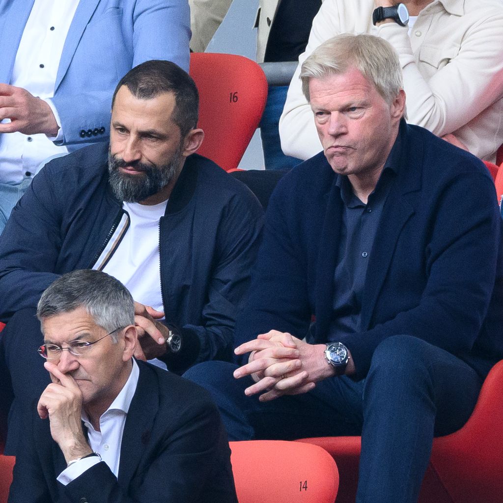 Hasan Salihamidžić und Oliver Kahn am letzten Spieltag, 2023