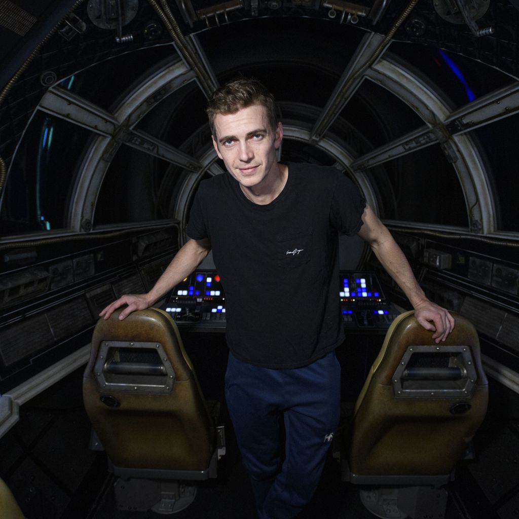 Hayden Christensen im Disneyland, 2019