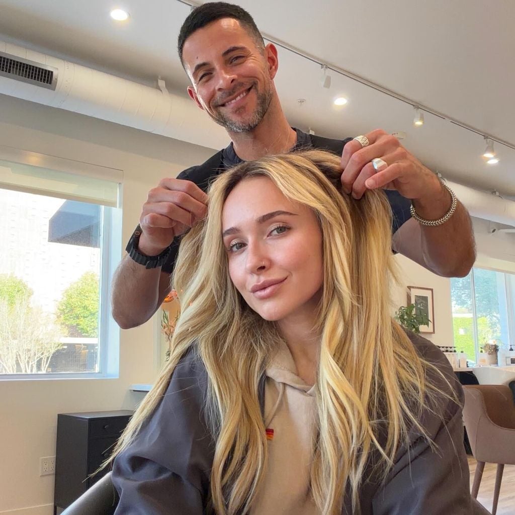 Hayden Panettiere und ihr Hairstylist Erick Orellana