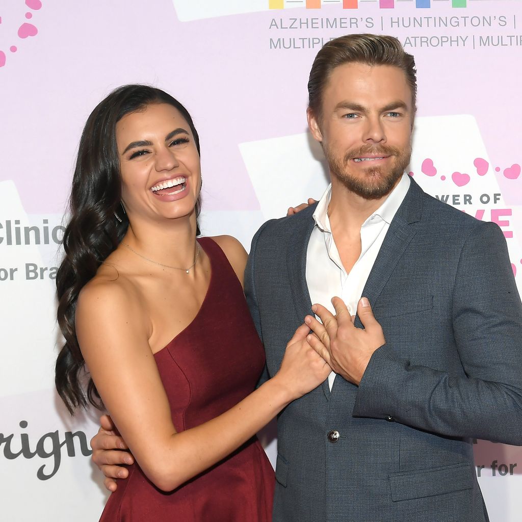 Hayley Erbert und Derek Hough im März 2020