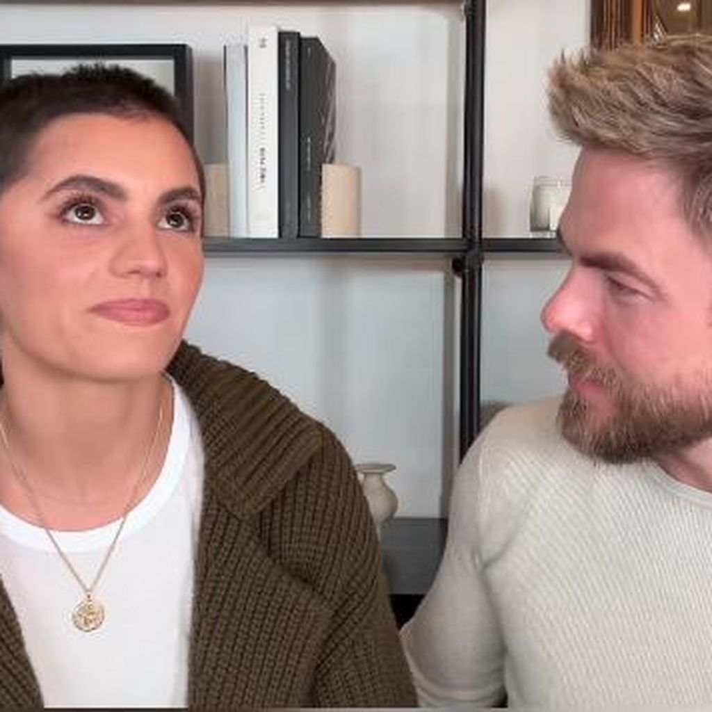 Hayley Erbert und Derek Hough im Februar 2024