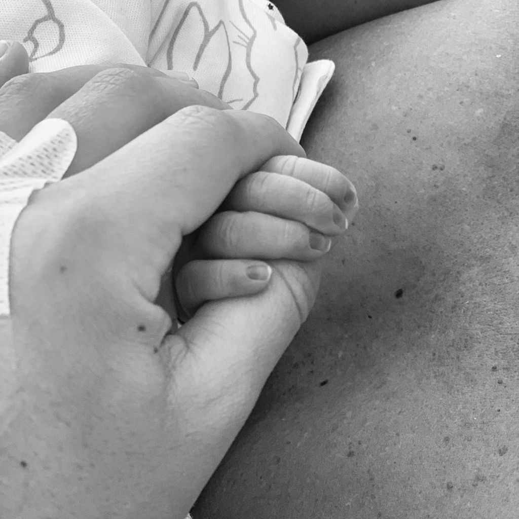 Hayley Tamaddon mit ihrem Sohn